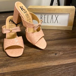 Juliet pink high heels